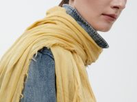 Палантин с добавлением хлопка