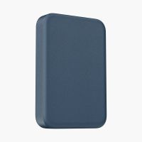 Внешний аккумулятор Keephone Peekaboo MagSafe 10000mAh экокожа (темно-синий)