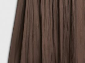 Юбка из ткани с жатым эффектом, Коричневый