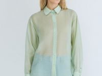 Рубашка из лиоцелла, Зеленый
