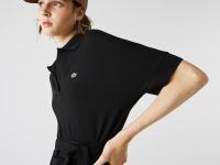 Женское платье Lacoste с V-образным вырезом