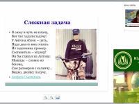 Моделирование текстовых задач как метод формирования УУД у младших школьников