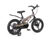 Детский велосипед Maxiscoo Cosmic Deluxe 16, год 2026, цвет Коричневый