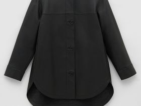 Тренч из натуральной кожи