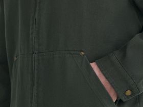 Утеплённая куртка из канваса, Зеленый