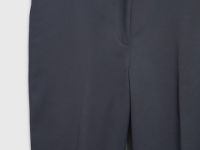 Укороченные брюки из хлопка, Серый