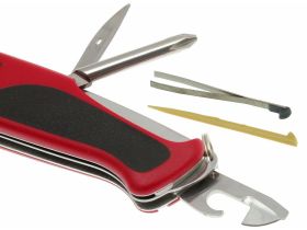 Нож перочинный Victorinox RangerGrip 78, сталь X55CrMo14, рукоять полиамид, красно-чёрный