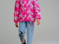 Куртка текстильная с полиуретановым покрытием для девочек