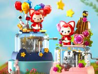 JK6506 Конструктор Музыкальная шкатулка с лисёнком