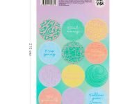 Наклейки бумажные MESHU "Positive mind", 12*21см, 12 наклеек