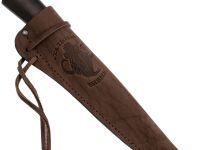 Нож Северный средний, сталь Х12МФ, черный граб, с окованным долом