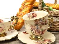 Fanquare Чайный сервиз на 6 человек 15 предметов Rose Flowers English Fanquare