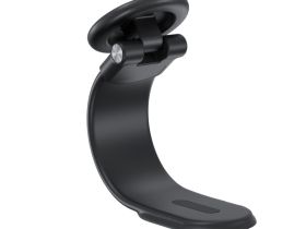 Автомобильный держатель Benks CZ08 Magsafe Anti-Vibration Foldable Mount 15W на приборную панель (черный)