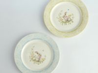 Набор тарелок Зайчата в кружевах/ Merletto e Coniglietti II