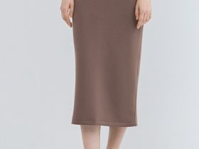 Прямая юбка, Коричневый