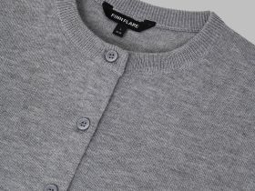 Кардиган прямого кроя с шерстью