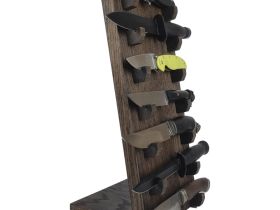 Подставка для коллекции из 7-ми ножей Woodinhome HKS0207OB, дуб, коричневый