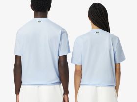 Хлопковая футболка Lacoste унисекс