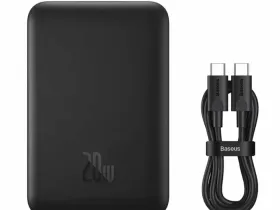 Внешний аккумулятор Baseus Magnetic Mini Air Slim 10000mAh 20W (черный) (PPCXM10A)