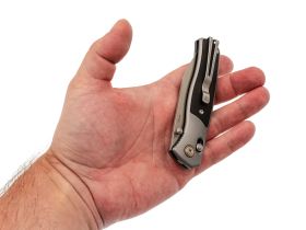 Складной нож SRM Medal 259L-AK, сталь 14C28N, рукоять эбен