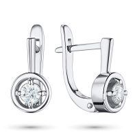 Серьги из серебра э0612сг04203000