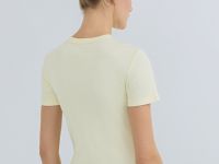 Футболка в рубчик, Желтый