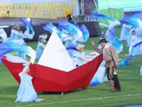 Игры начались. Зажжён огонь XXII Спартакиады по национальным видам спорта