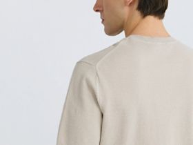 Футболка из текстурной ткани, Бежевый