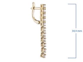 Серьги из желтого золота э0312сг07190510