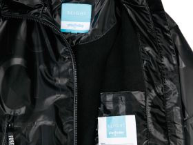 Куртка текстильная с полиуретановым покрытием для девочек (ветровка)