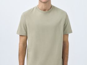 Базовая футболка из хлопка, Зеленый