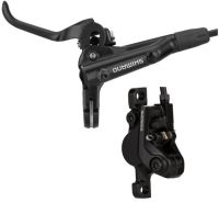 Комплект дискового тормоза Shimano BR-MT501 (черный 1000 мм левый - передний полимерные колодки)