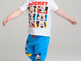 Комплект для мальчика с принтом Disney: футболка, брюки