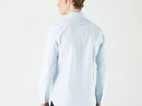 Мужская рубашка Lacoste приталенного кроя