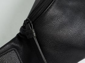 Поясная сумка из искусственной кожи, Черный