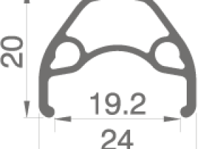 Обод Rodi FW Disc 26" (черный 32 стенка двойная, без пистона 26" (559))