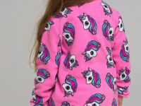 Толстовка из флиса на молнии для девочки