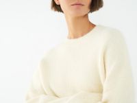 Джемпер оверсайз с шерстью, Желтый