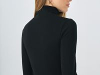 Водолазка из хлопка, Черный