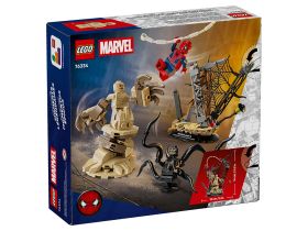 Super Heroes 76334 Конструктор Легендарная битва Человека-паука против Песочного человека