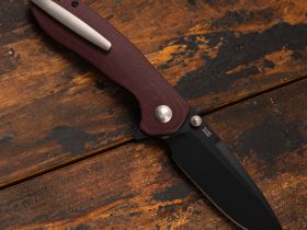 Складной нож CJRB Scoria, сталь AR-RPM9, Coral Micarta