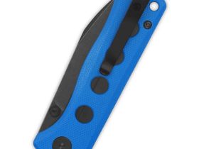 Складной нож QSP Canary folder, сталь 14C28N, рукоять G10, синий/черный