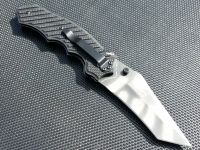 Полуавтоматический складной нож CRKT Triumph Tiger Stripe, сталь Aus 8, рукоять G-10