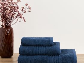 Полотенце махровое Fiorenza, синее