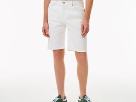 Мужские джинсовые шорты Lacoste приталенного кроя