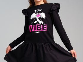 Платье трикотажное для девочек