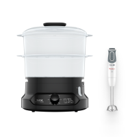 Пароварка Mini Compact VC139810 + блендер Moulinex Optichef DD643132