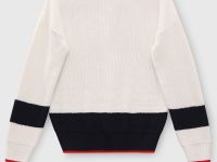 Джемпер с контрастной отделкой