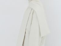 Утеплённая куртка с шарфом, Бежевый