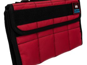 Сумка для 8 ножей с замком KTB, красная